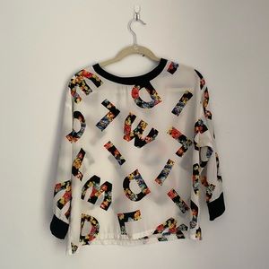 Floral Alphabet Shirt